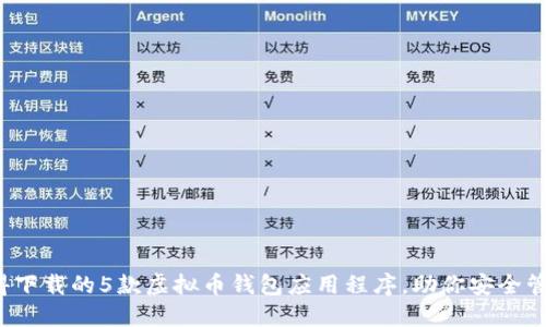 2023年值得下载的5款虚拟币钱包应用程序，助你安全管理数字资产